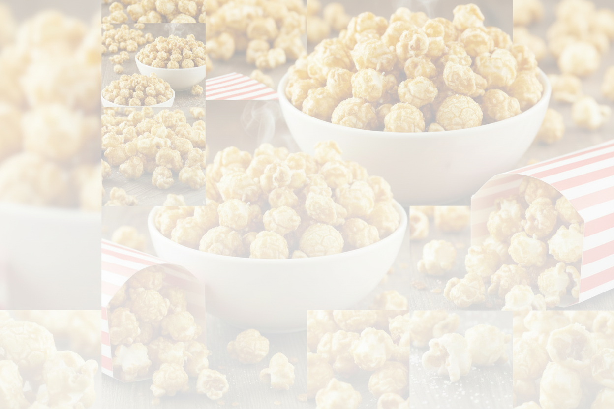 Make the kettle corn lighter colored